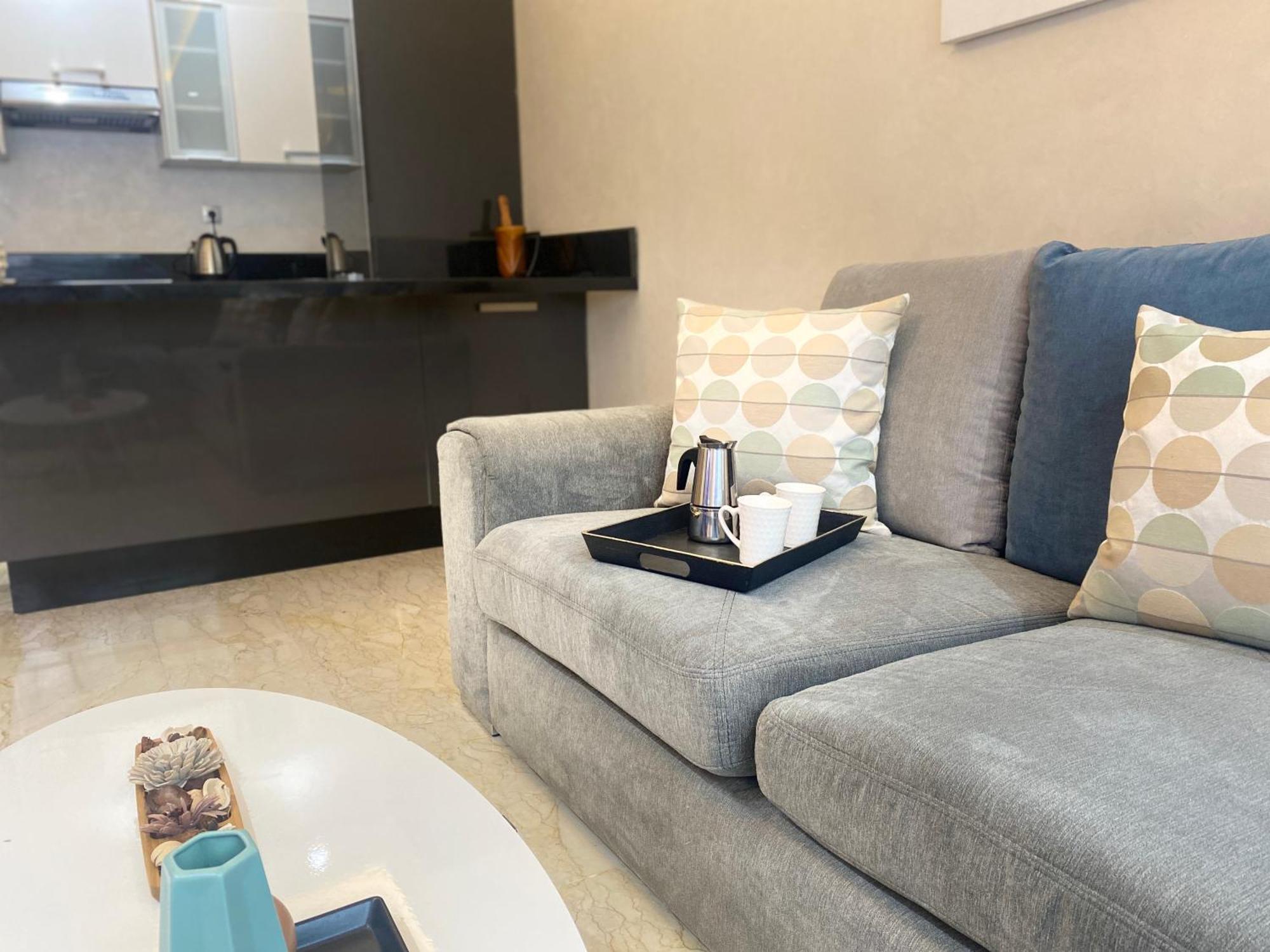 Appartement Pres De Novotel Face Au Parc Welcome Stay محمدية المظهر الخارجي الصورة