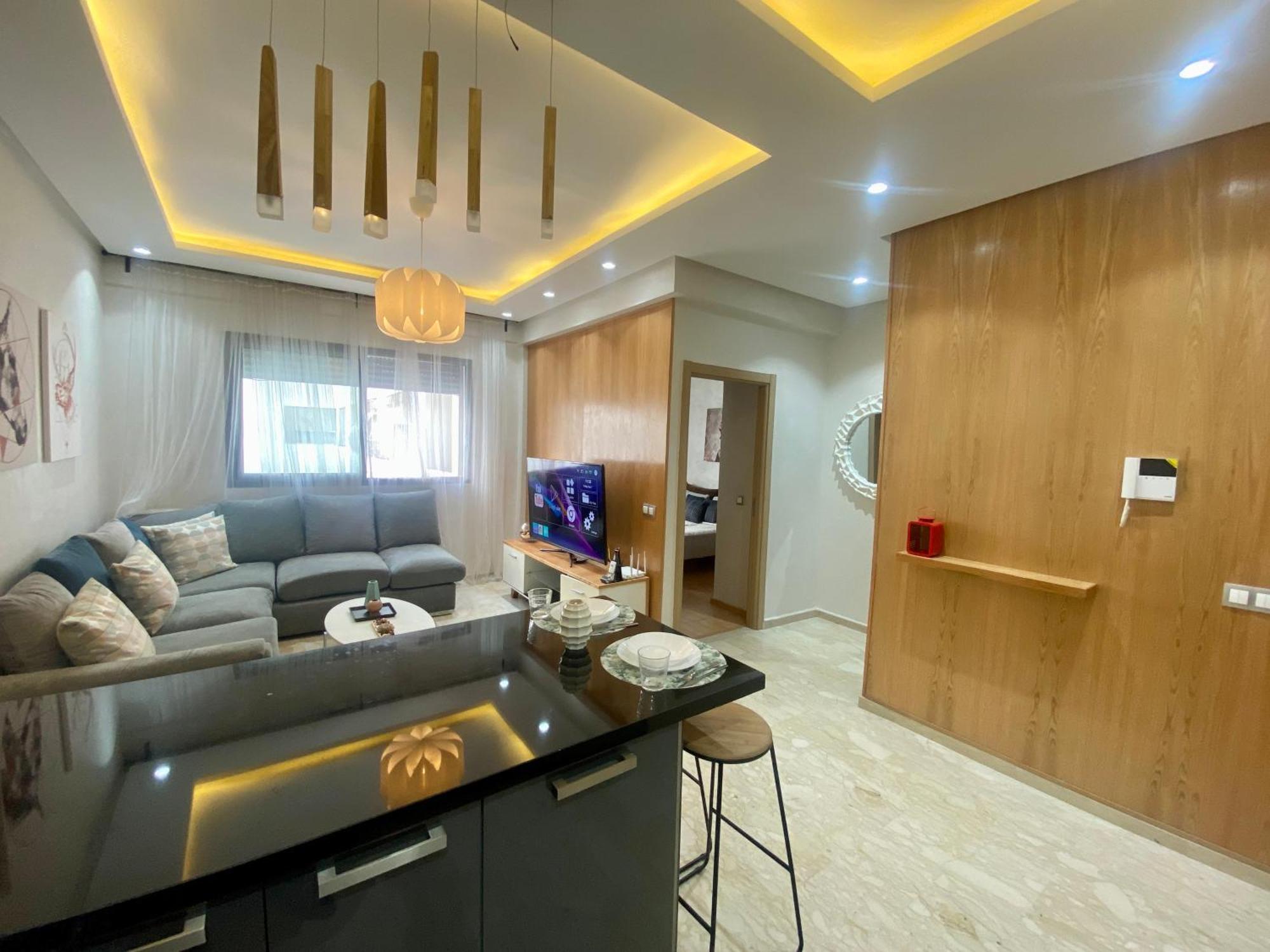 Appartement Pres De Novotel Face Au Parc Welcome Stay محمدية المظهر الخارجي الصورة